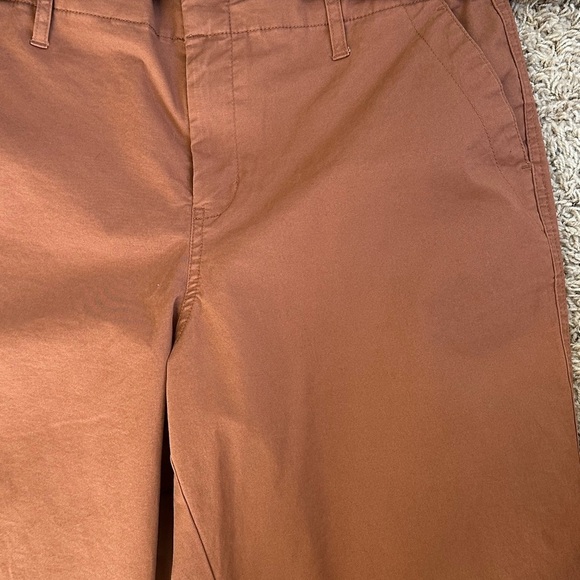 A New Day Burnt Orange Boho Wide Leg Cotton Ankle Cropped Pants Sz 10 - Picture 11 of 12